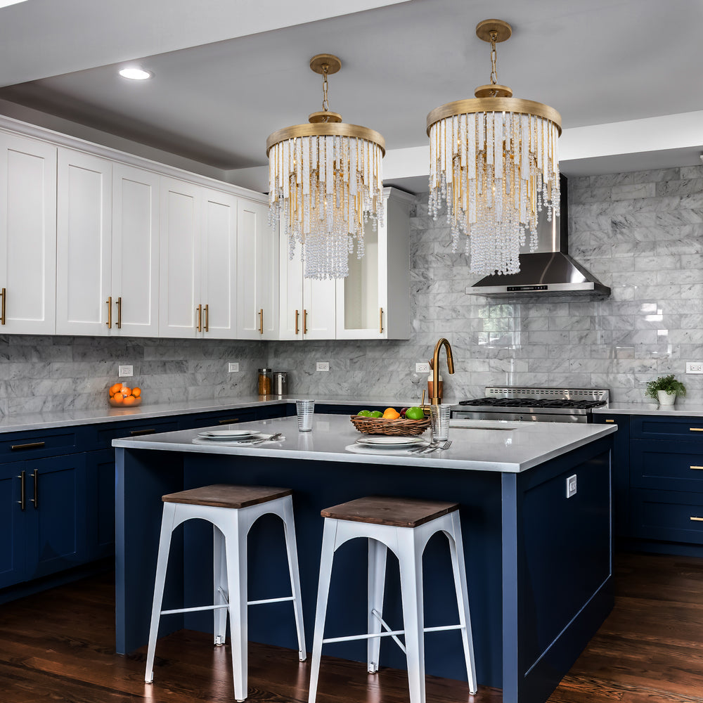 havana gold chandelier