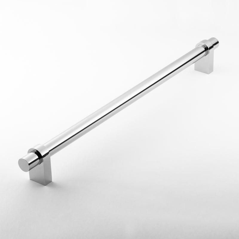 polished chrome appliance pull