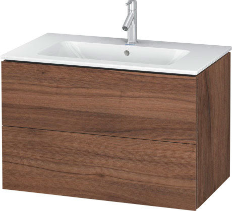Duravit L-Cube Two Drawer 32" Wall-Mount Vanity Unit