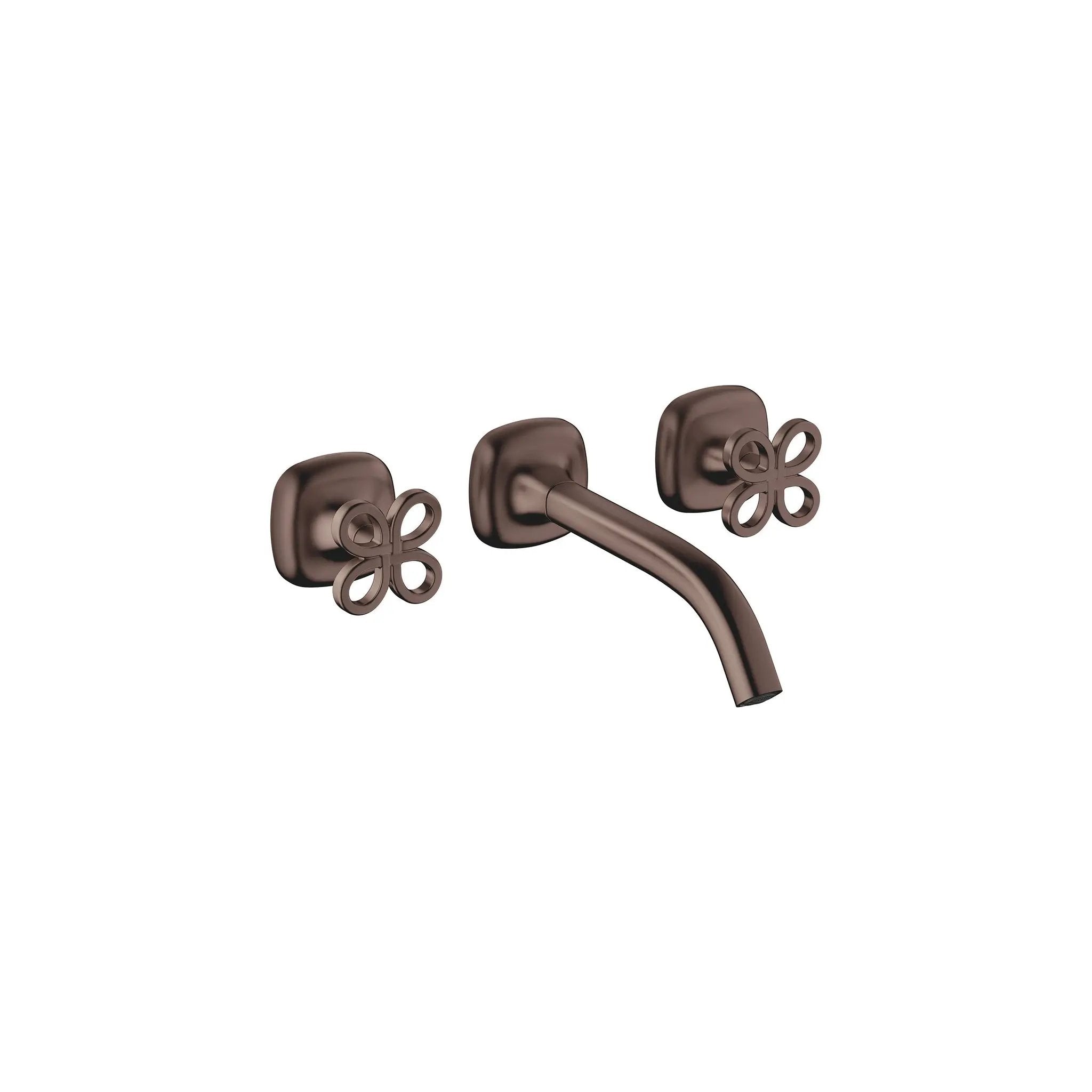 Dornbracht COYA Wall-Mounted Three-Hole Lavatory Mixer without Drain by Dornbracht