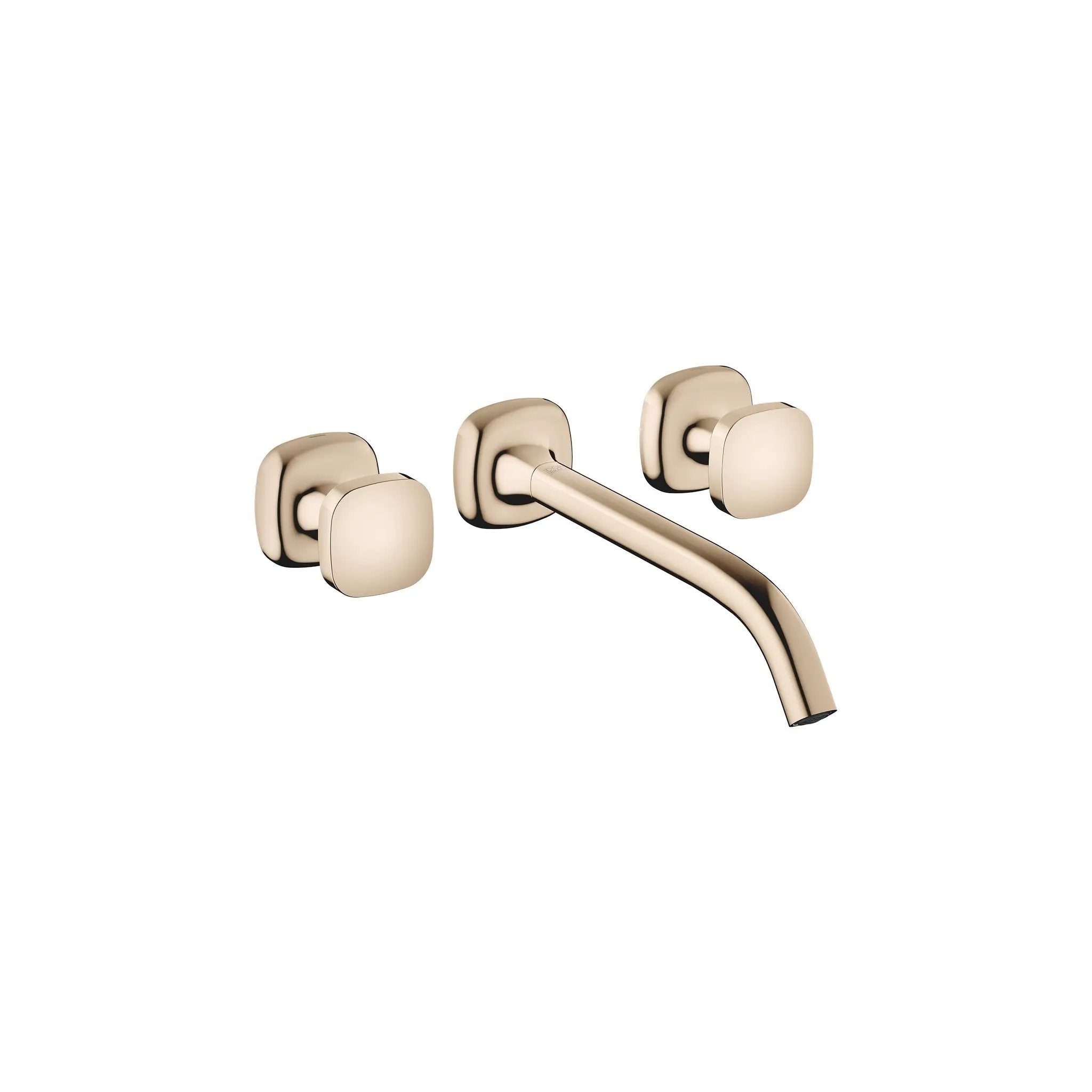 Dornbracht COYA Wall-Mounted Three-Hole Lavatory Mixer without Drain by Dornbracht