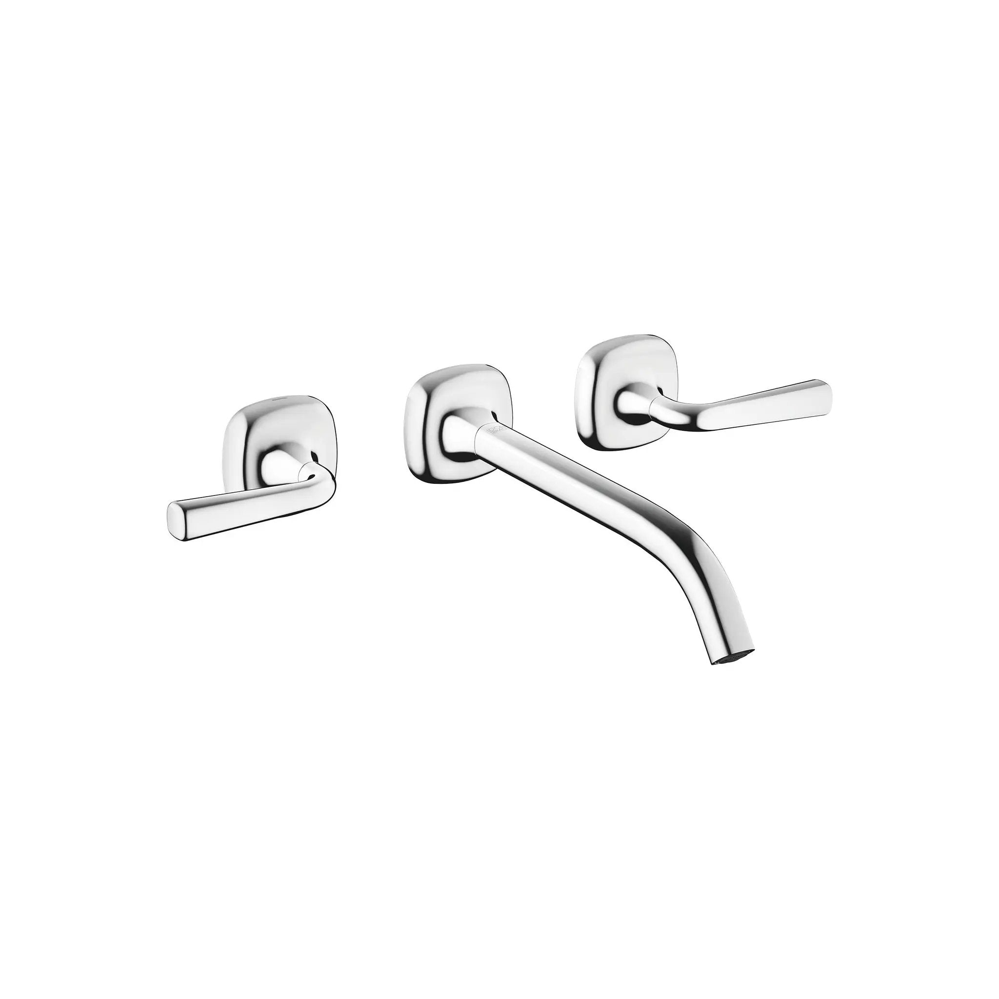 chrome bathroom faucet