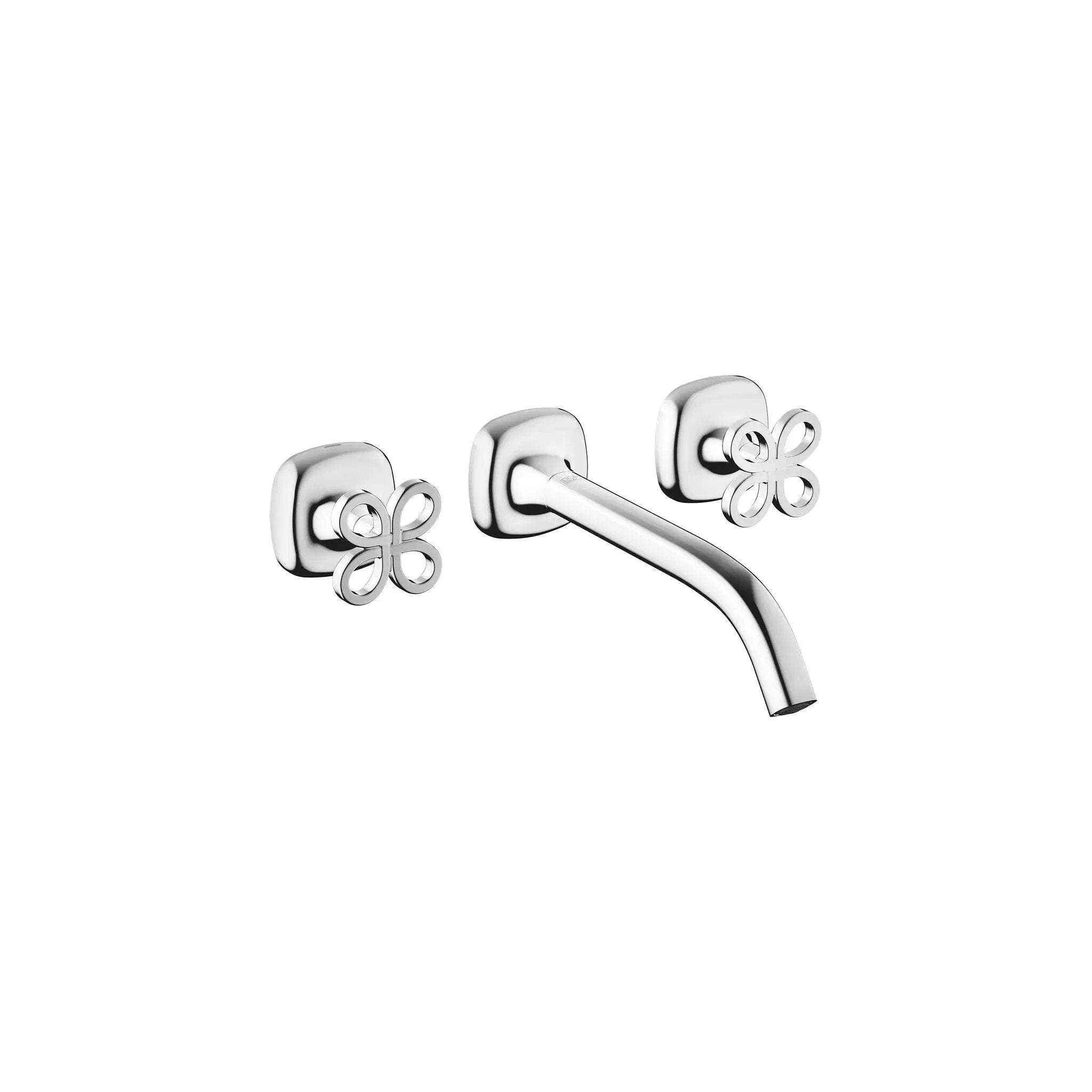 chrome bathroom faucet