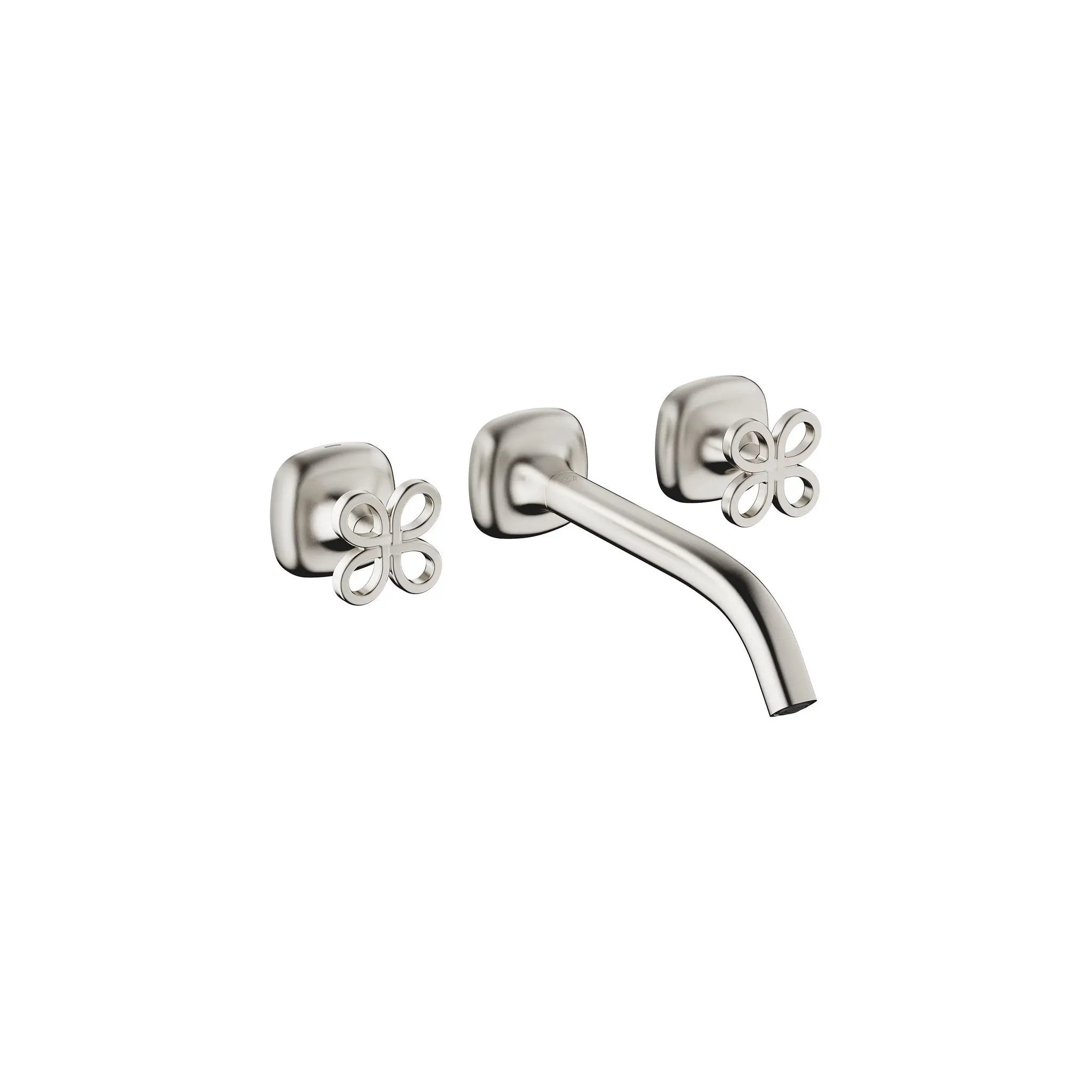 Dornbracht COYA Wall-Mounted Three-Hole Lavatory Mixer without Drain by Dornbracht