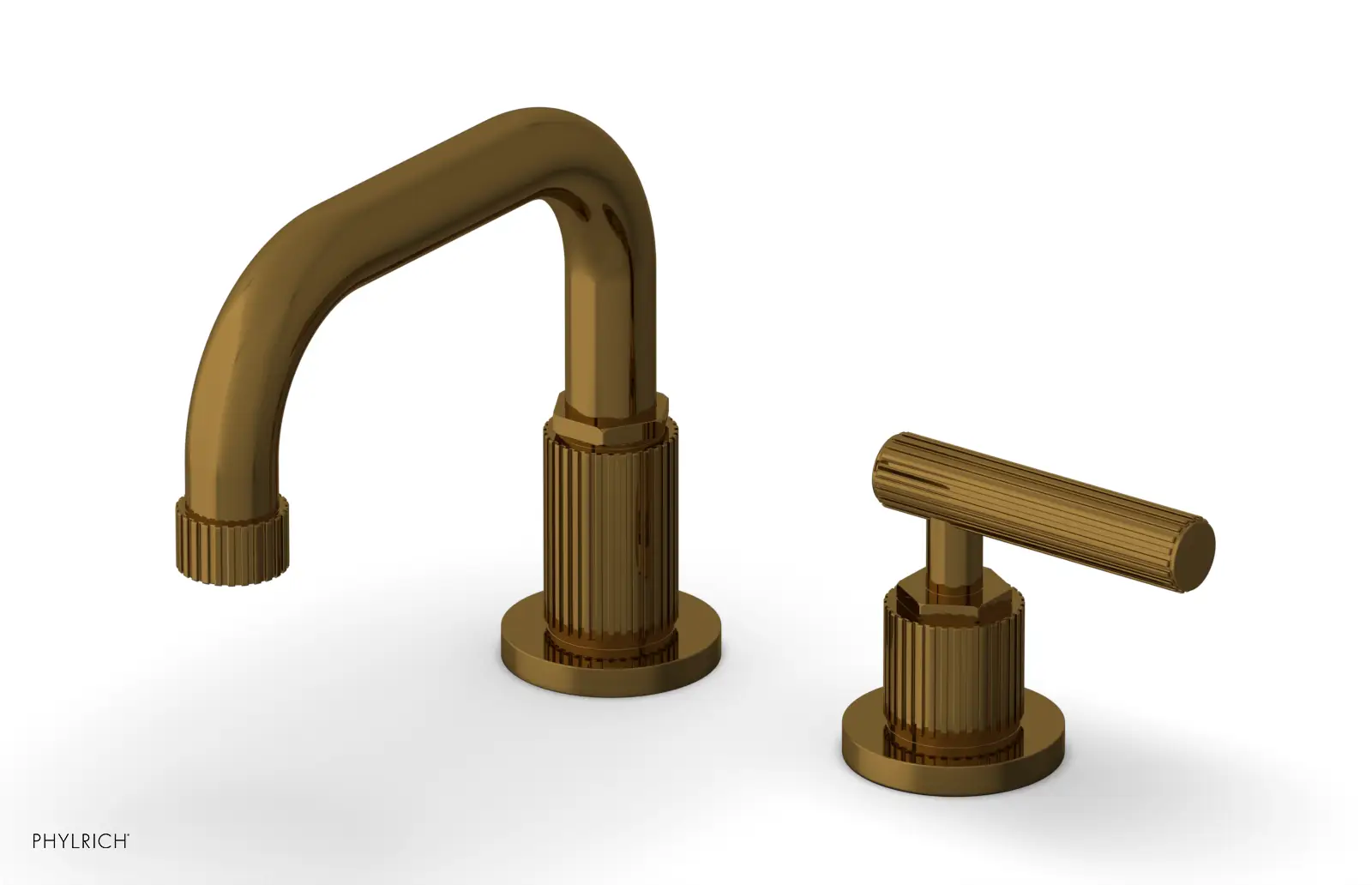 Phylrich Dustrie Low Spout Single Handle Faucet with Lever Handle by Phylrich