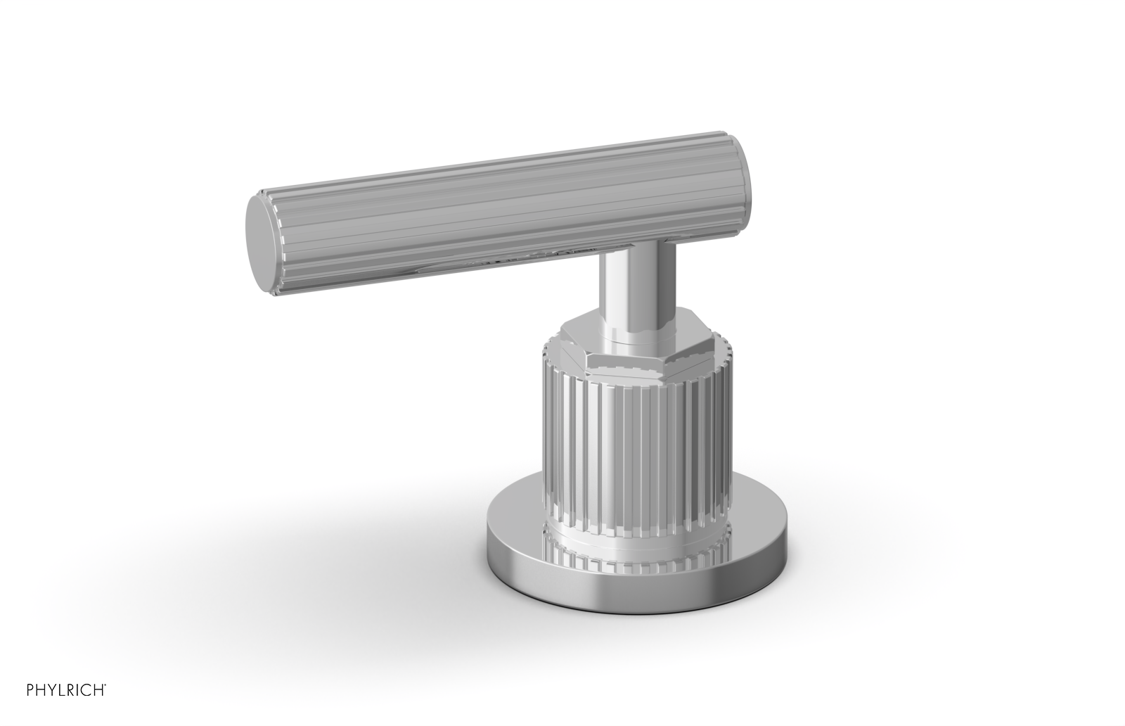 polished chrome shower trim