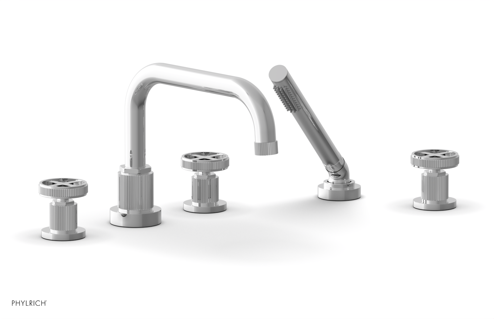 polished chrome bathroom faucet