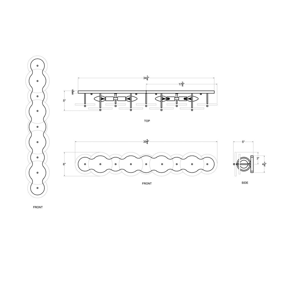 matte black wall mount light