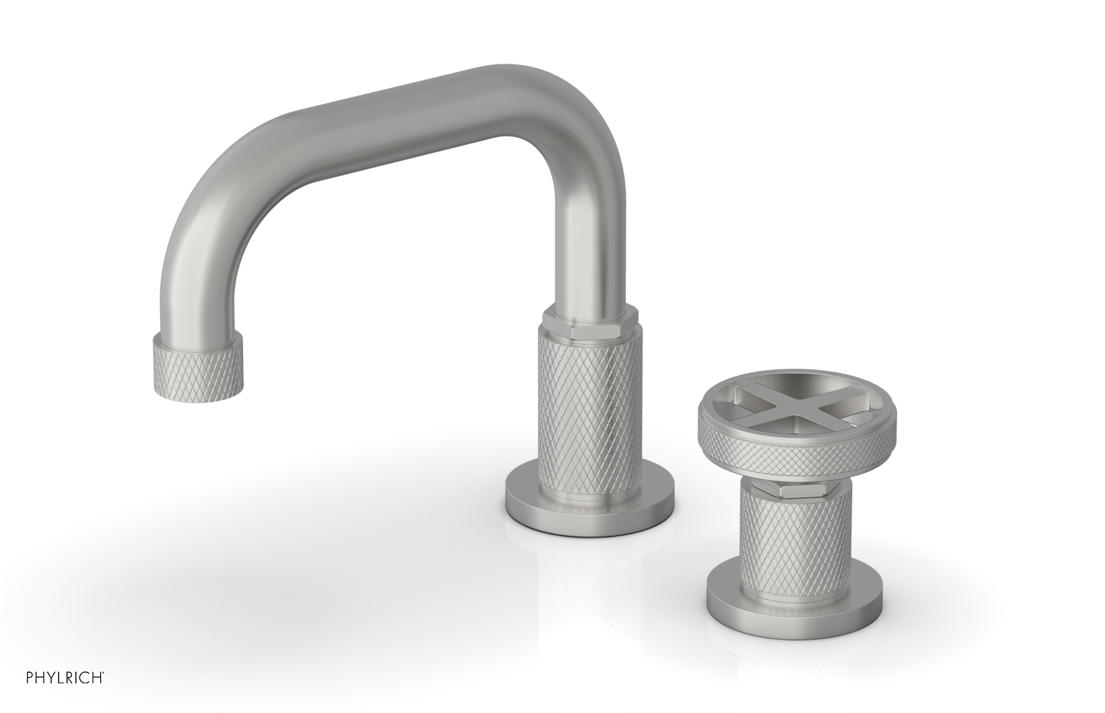 Phylrich Dustrie Low Spout Single Handle Faucet with Cross Handle