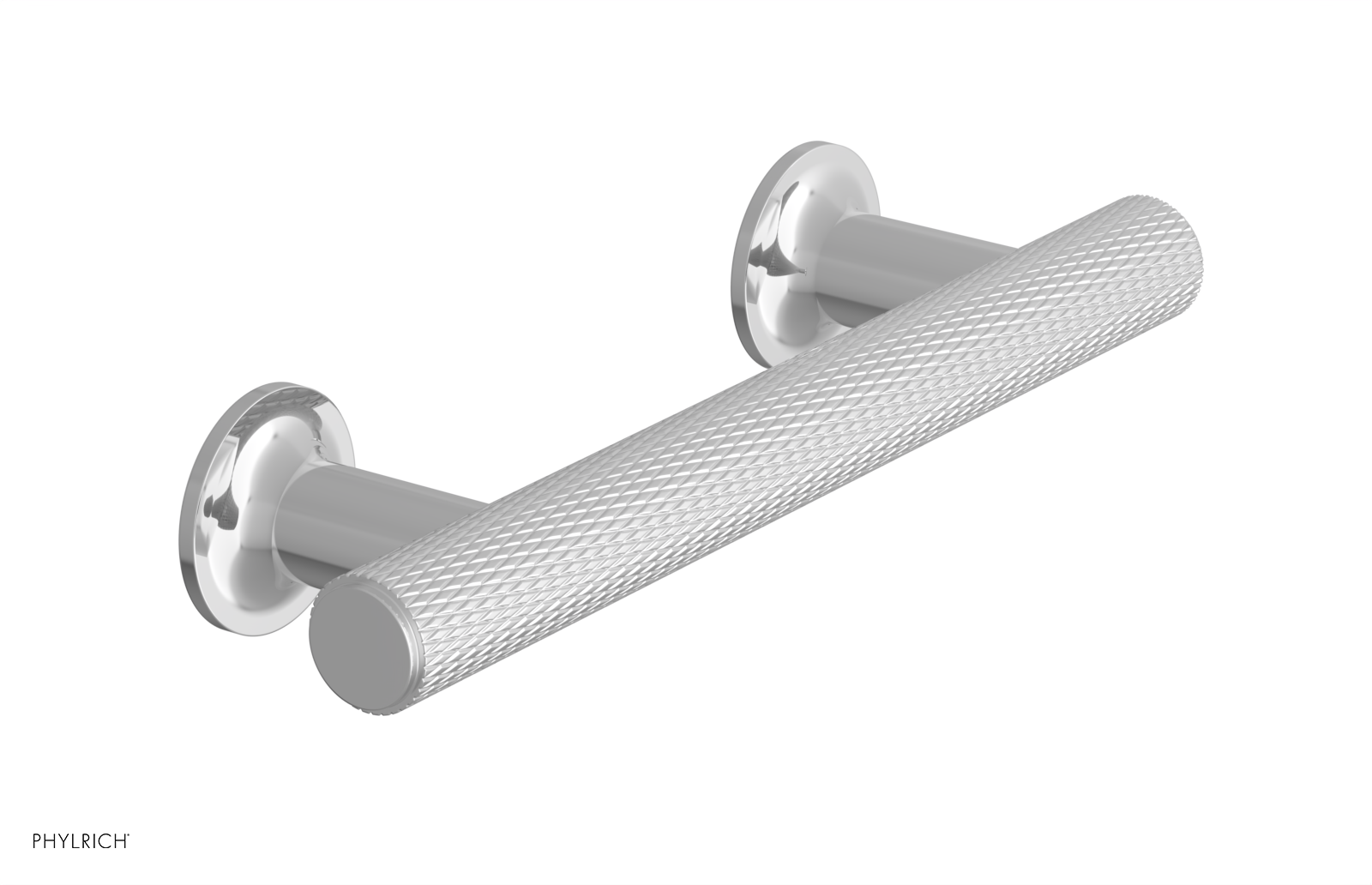 polished chrome cabinet pull