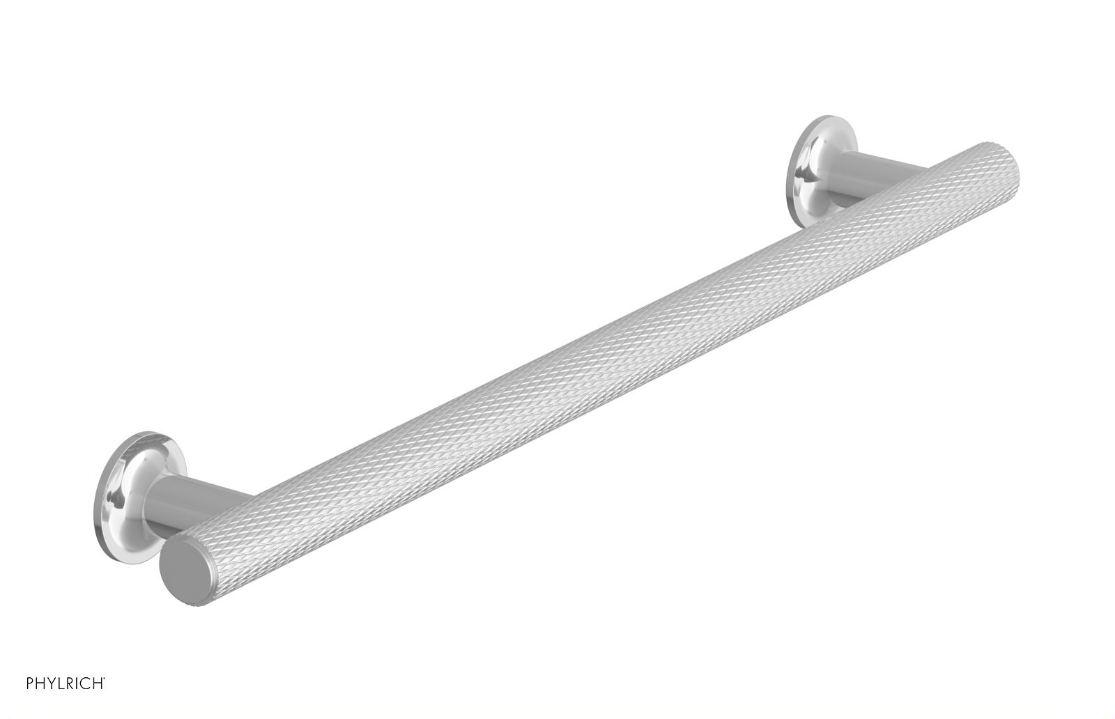 polished chrome cabinet pull