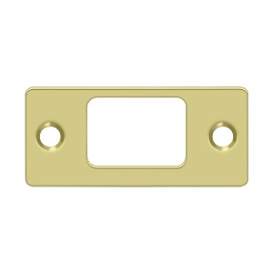 Deltana Strike Plate, Deadbolt, 2-3/4" x 1-1/4"