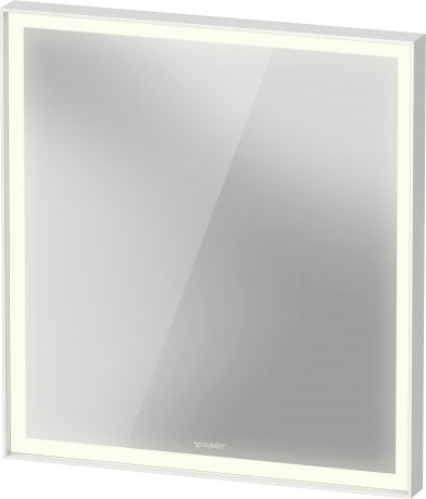 white lighting mirror