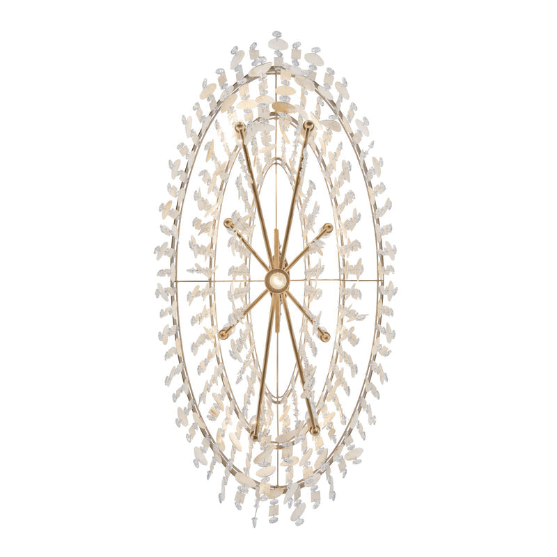 french gold pendant light