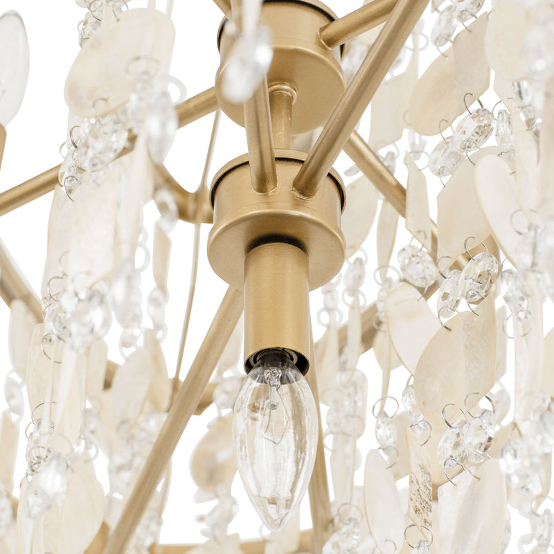 french gold pendant light