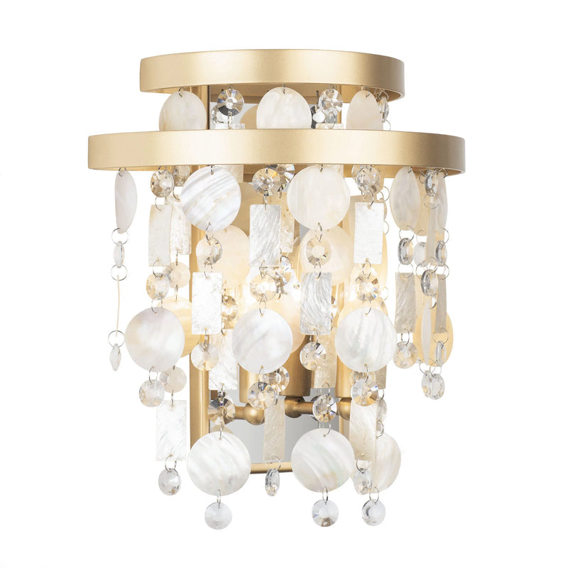 french gold wall mount light