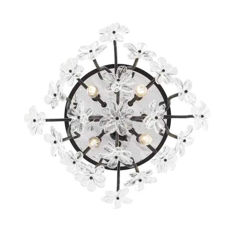 matte black chandelier