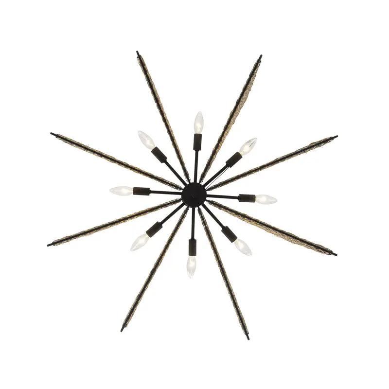matte black/sulihiya chandelier