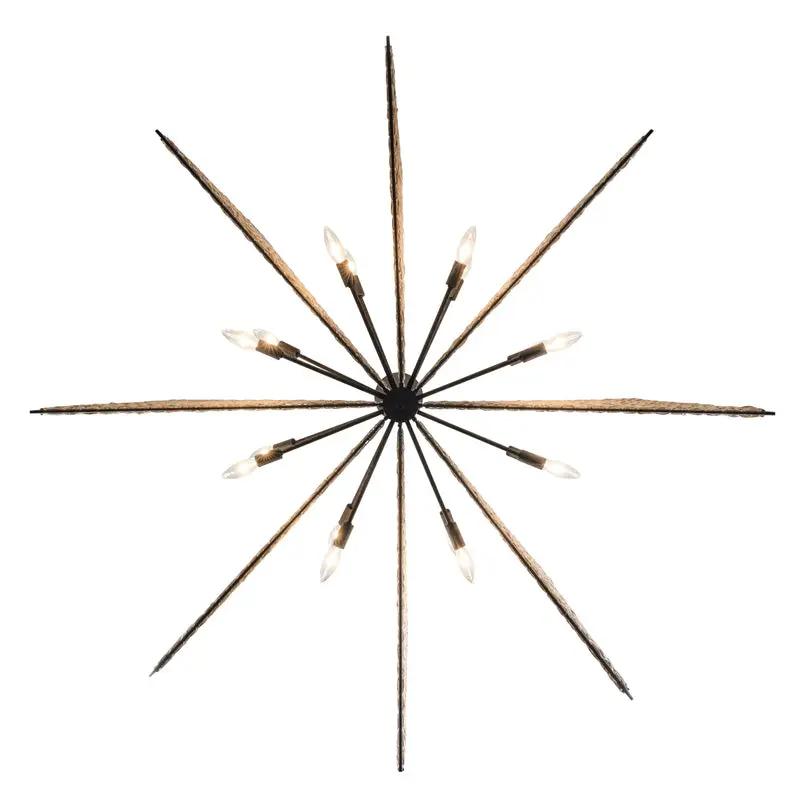 matte black/sulihiya chandelier