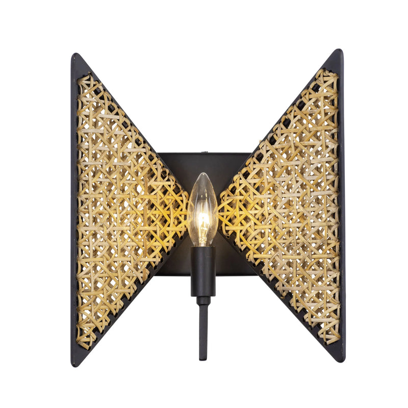 matte black/sulihiya wall mount light