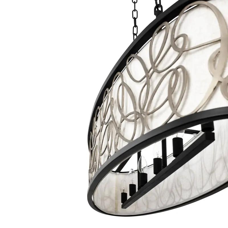 matte black/artifact pendant light
