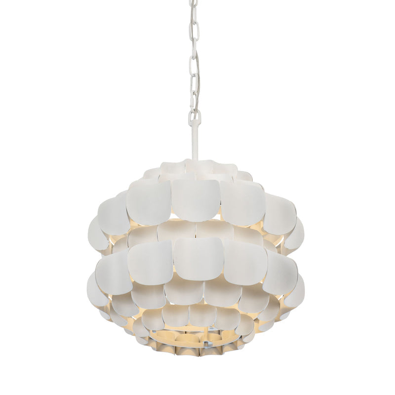 matte white pendant light