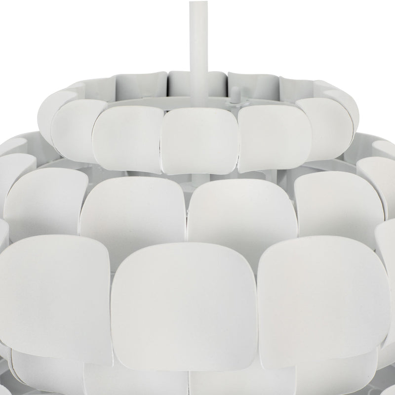 matte white pendant light