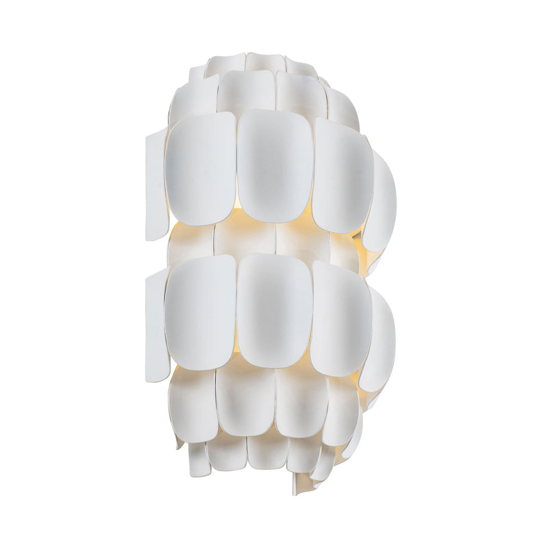 matte white wall mount light