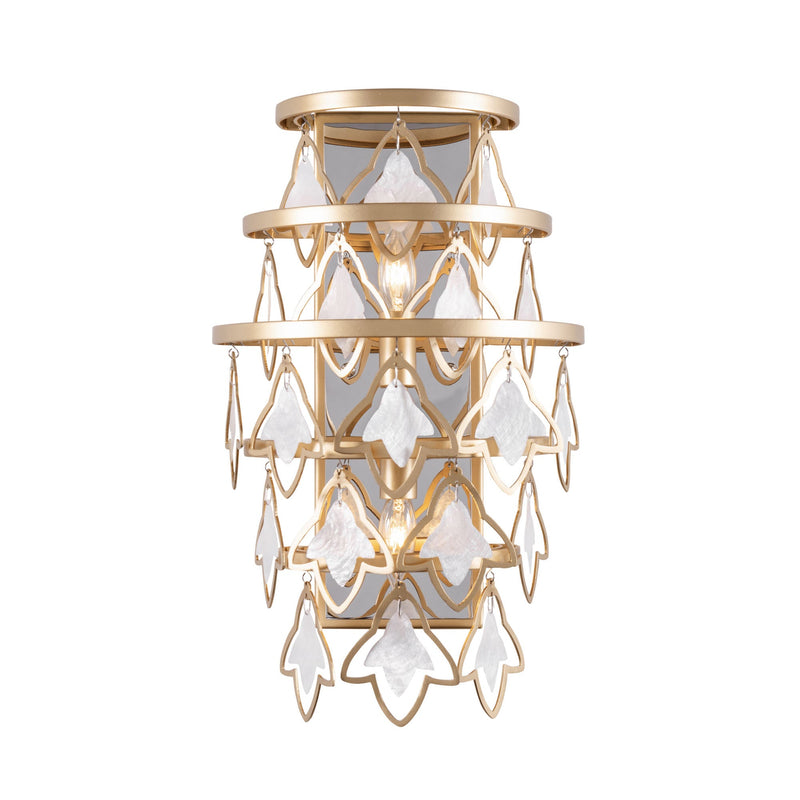 french gold wall mount light