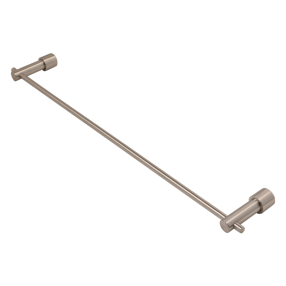 brushed stainless steel towel bar