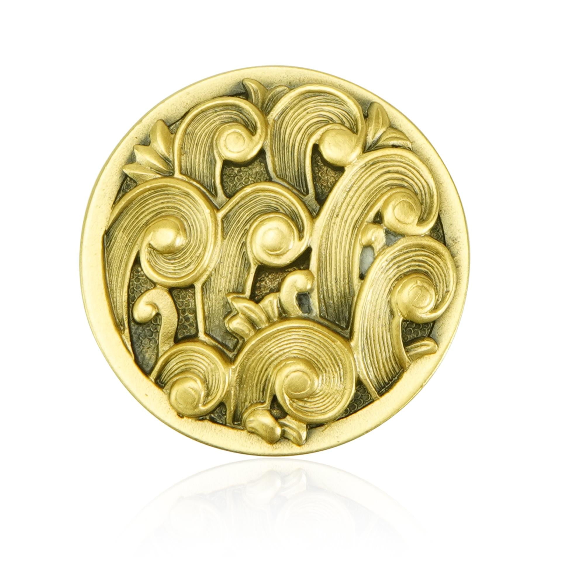 florentine gold knob