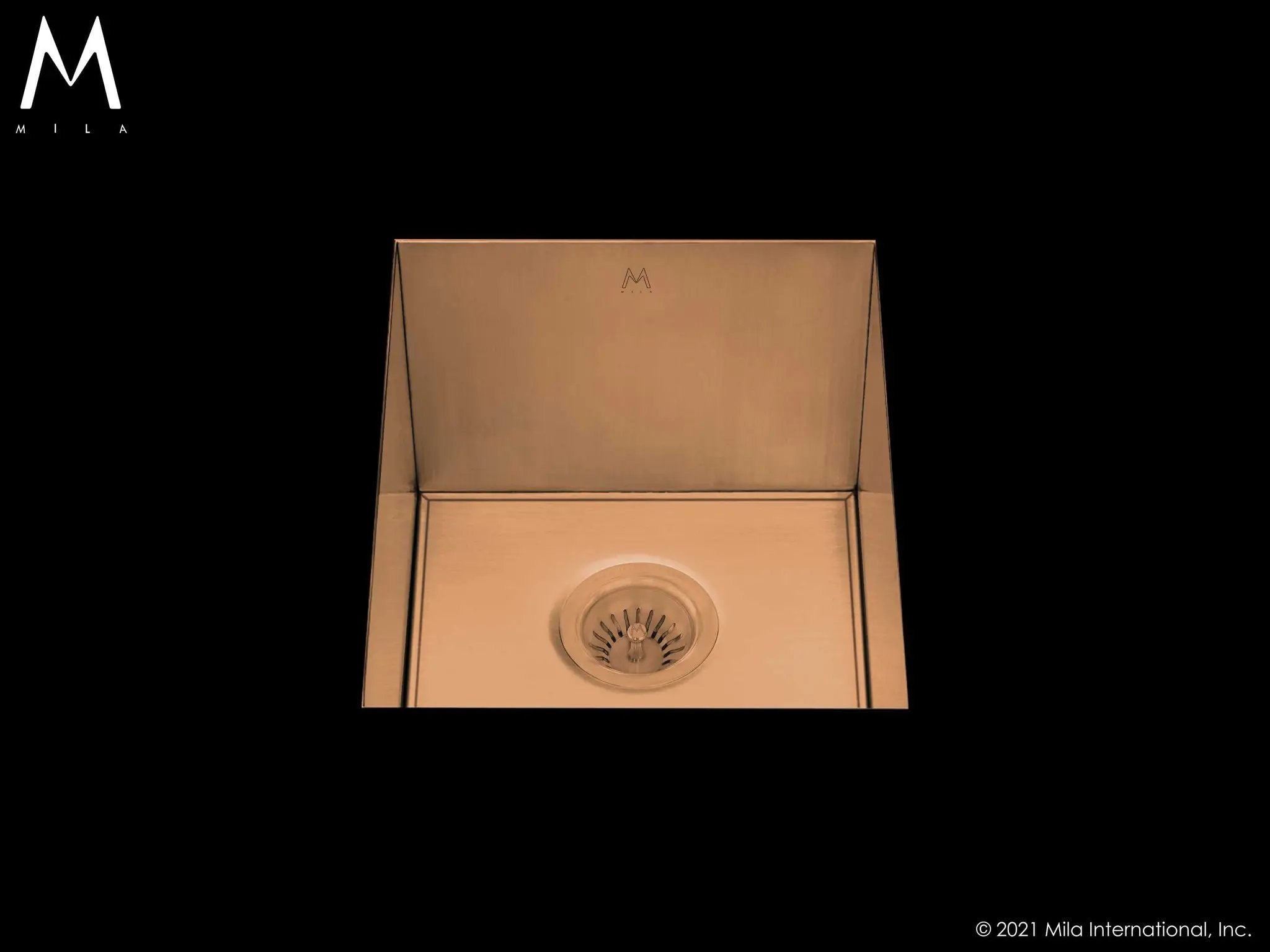 MILA ORION Entertainment Under Mount 14.75 x 14.75 Kitchen Sink by Mila International