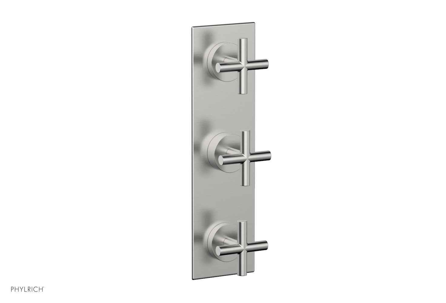 Phylrich TRANSITION 3/4" Thermostatic Valve with Two Volume Control, Cross Handles