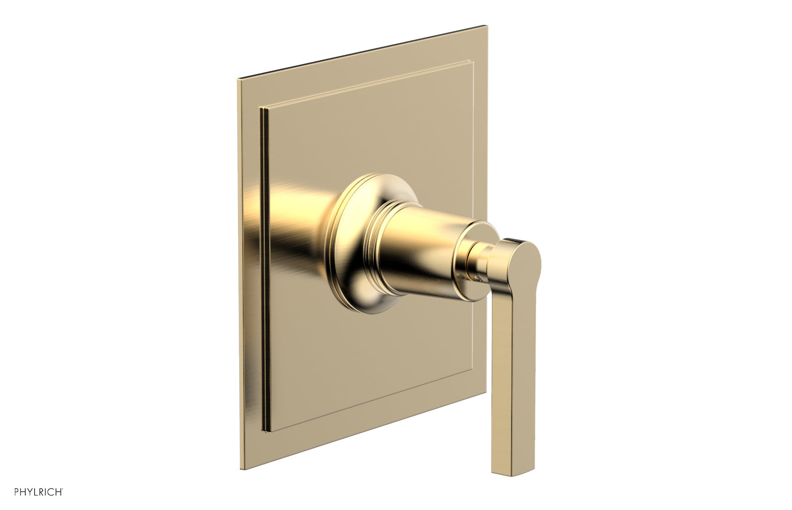 Phylrich HEX MODERN Lever Handle Trim (1/2" or 3/4")