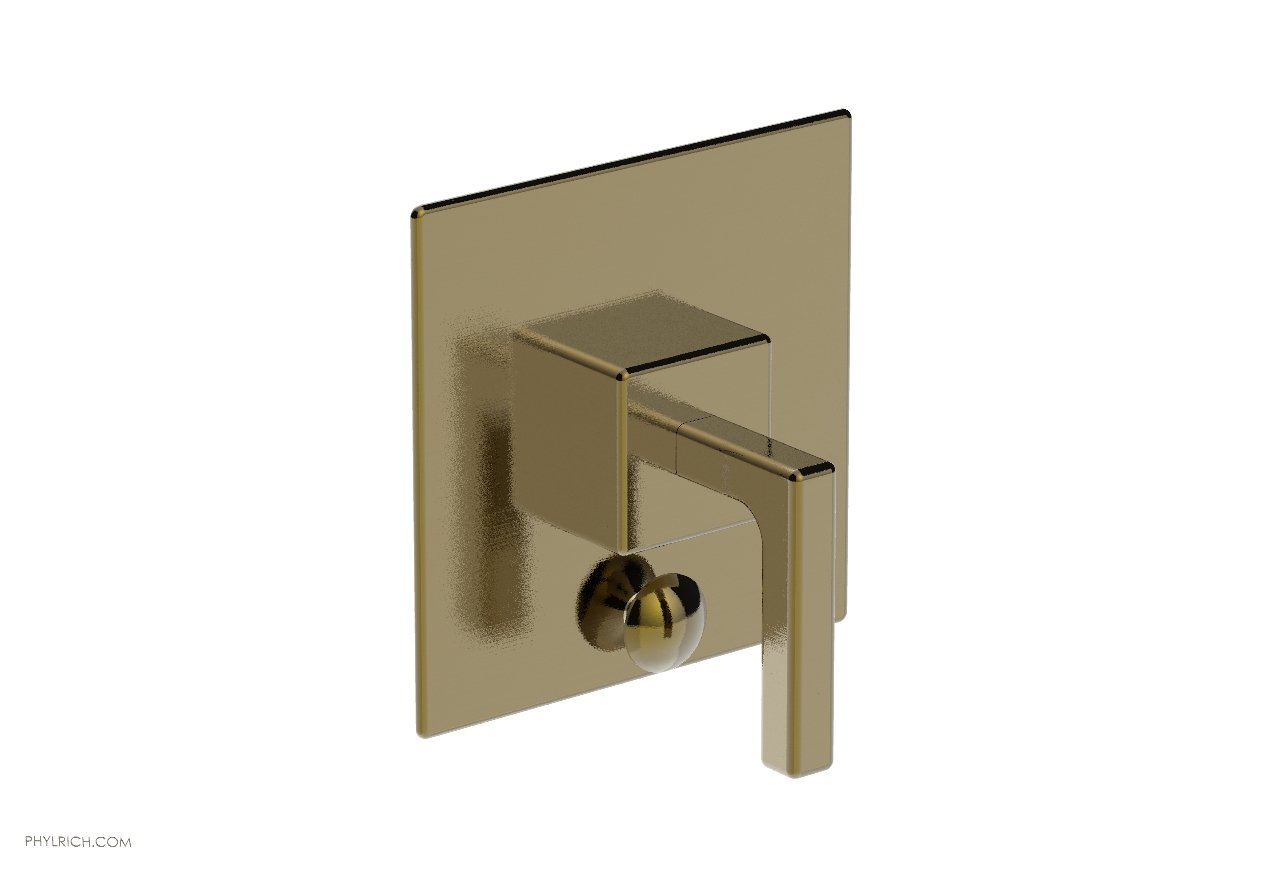 Phylrich MIX Pressure Balance Shower Plate with Diverter and Handle Trim Set - Lever Handle