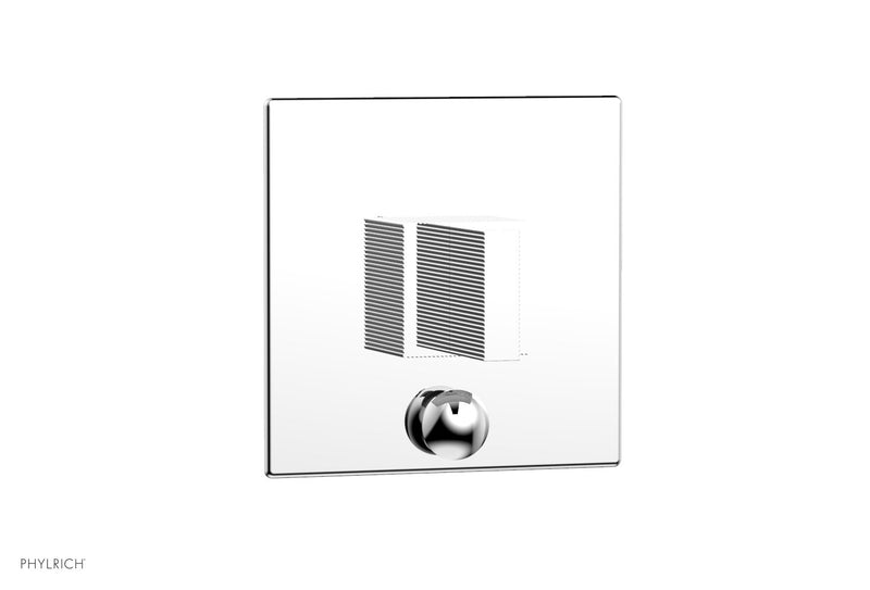 polished chrome shower plate