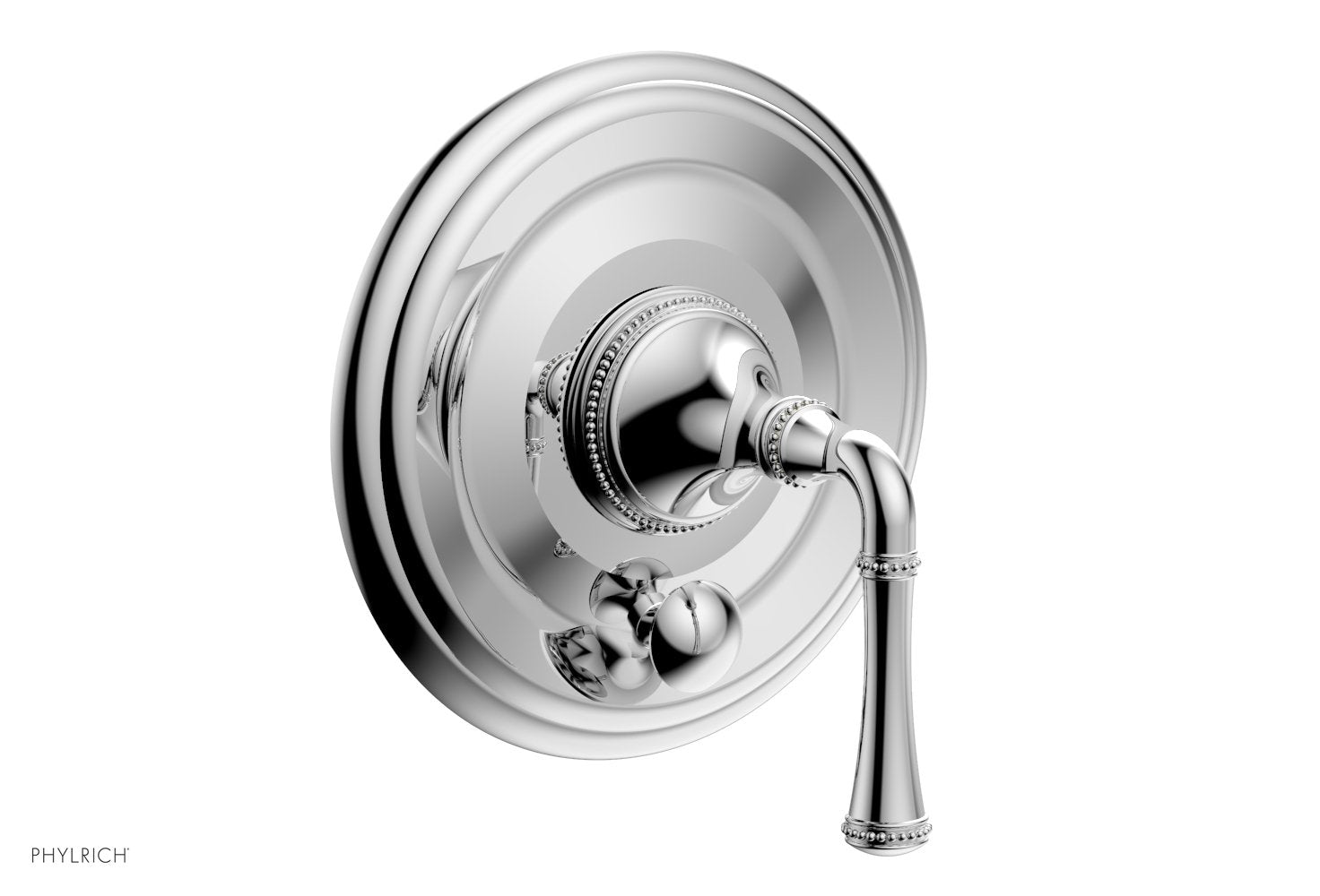 polished chrome shower plate