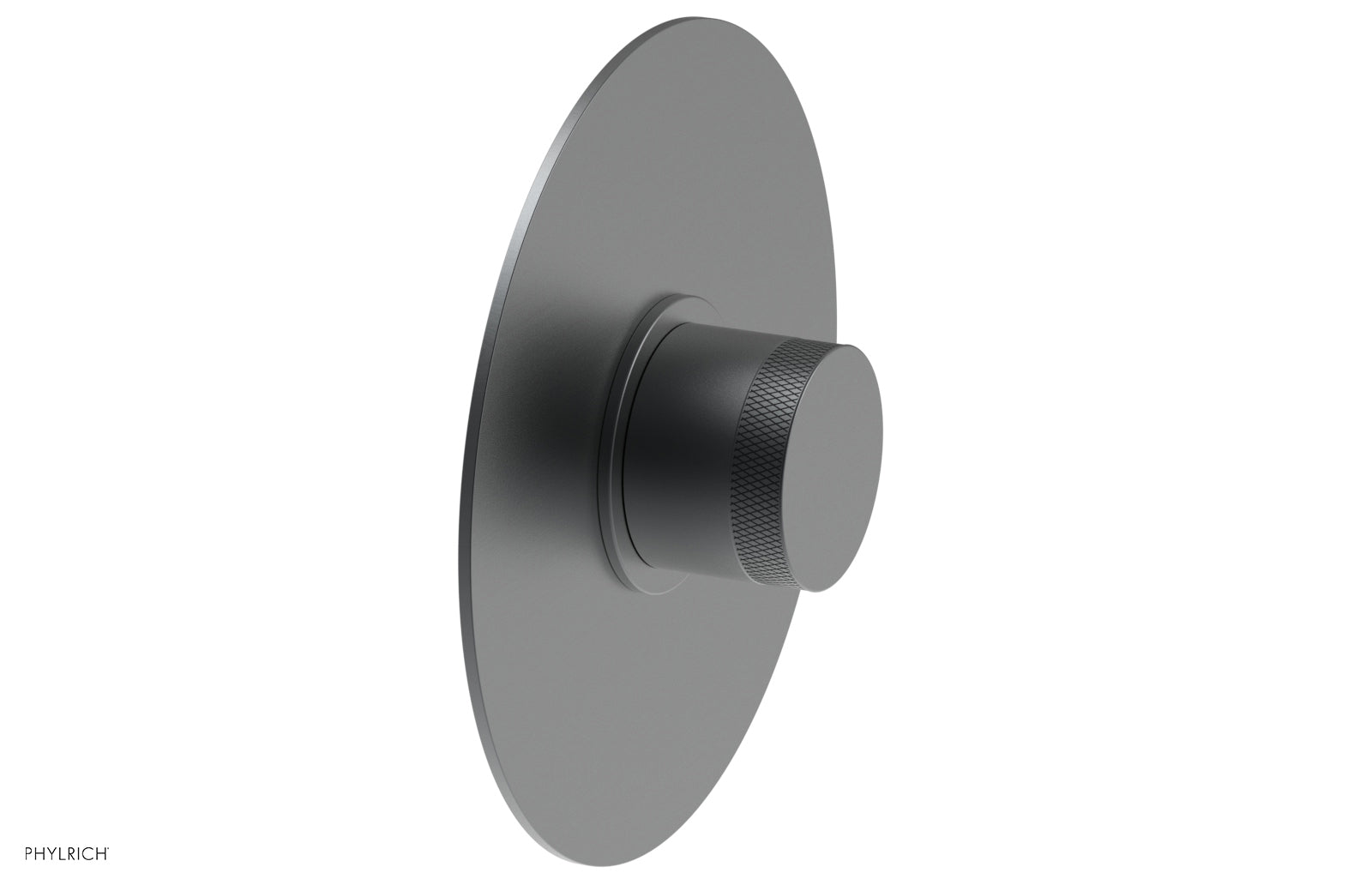 Phylrich BASIC II 3/4" Thermostatic Round Shower Trim, Knurled Handle