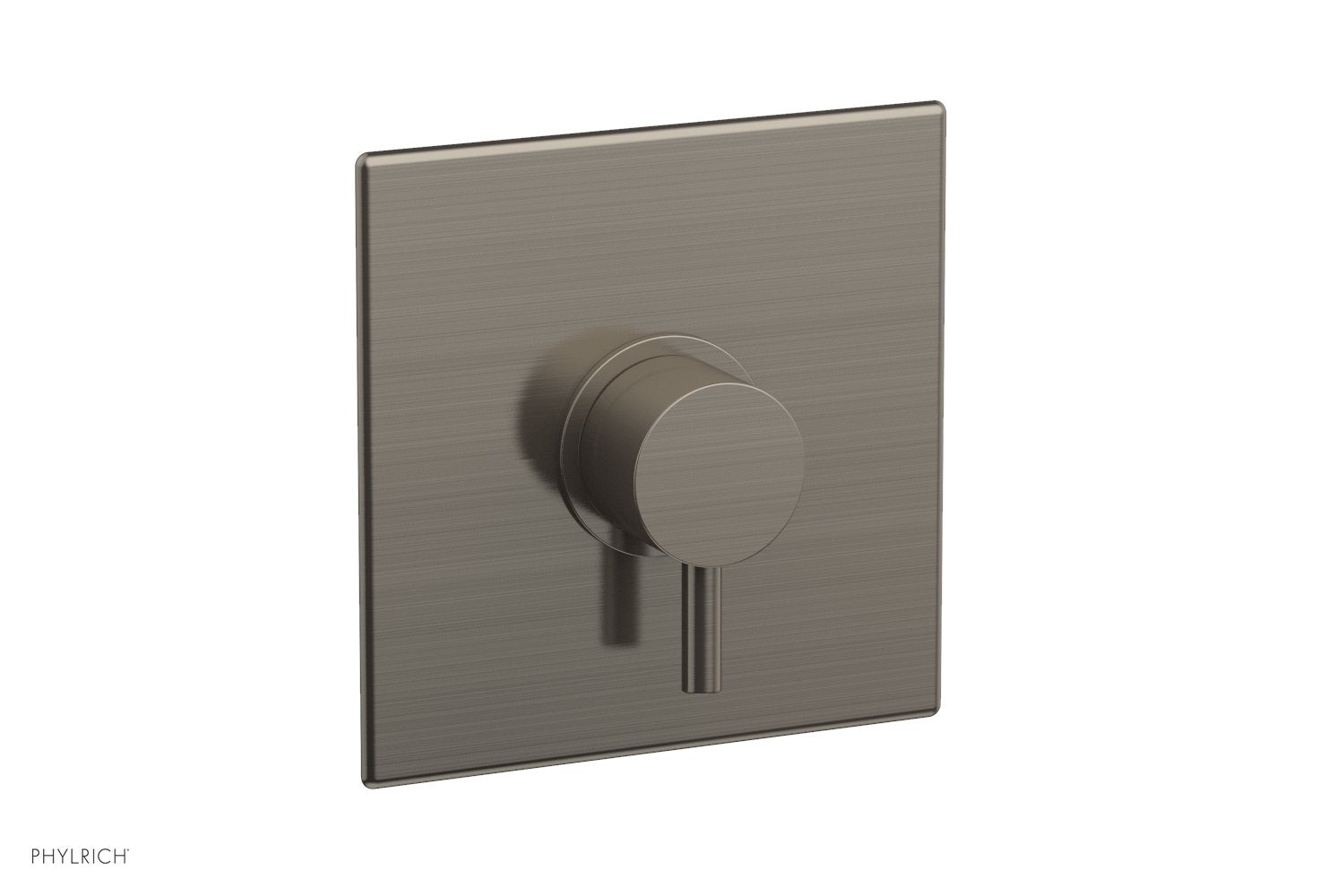 Phylrich BASIC II 3/4" Thermostatic Square Shower Trim, Lever Handle