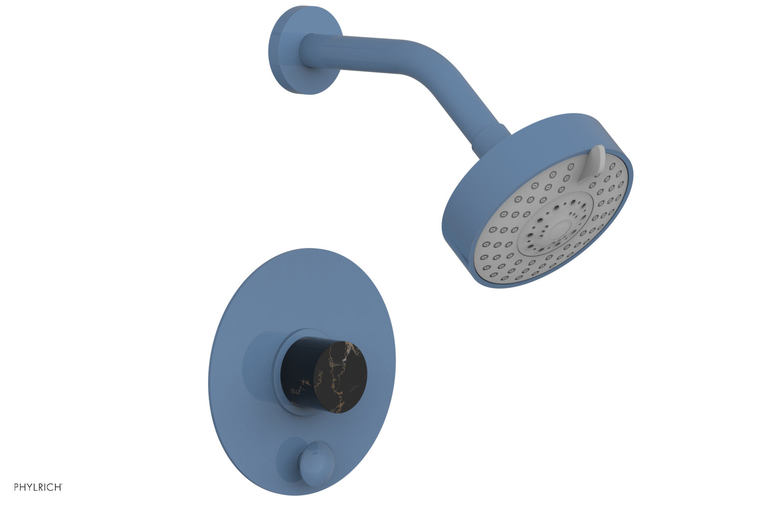 Phylrich BASIC II Pressure Balance Shower and Diverter Set (Less Spout)