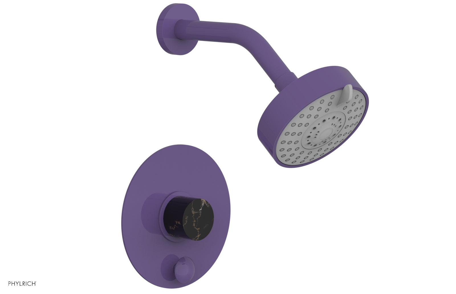 Phylrich BASIC II Pressure Balance Shower and Diverter Set (Less Spout)