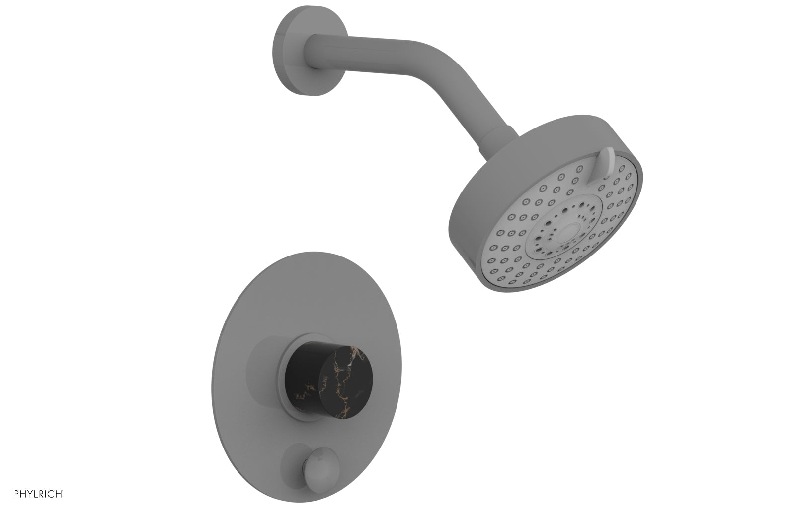 Phylrich BASIC II Pressure Balance Shower and Diverter Set (Less Spout)