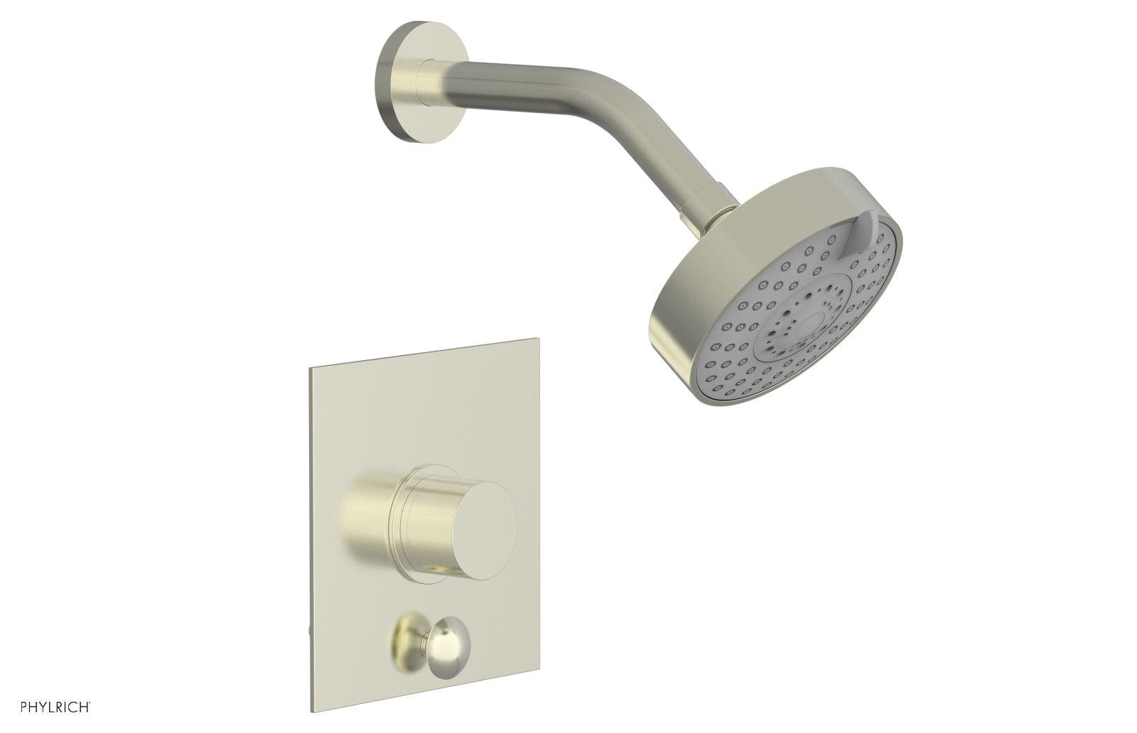 Phylrich BASIC II Pressure Balance Shower and Diverter Set (Less Spout)