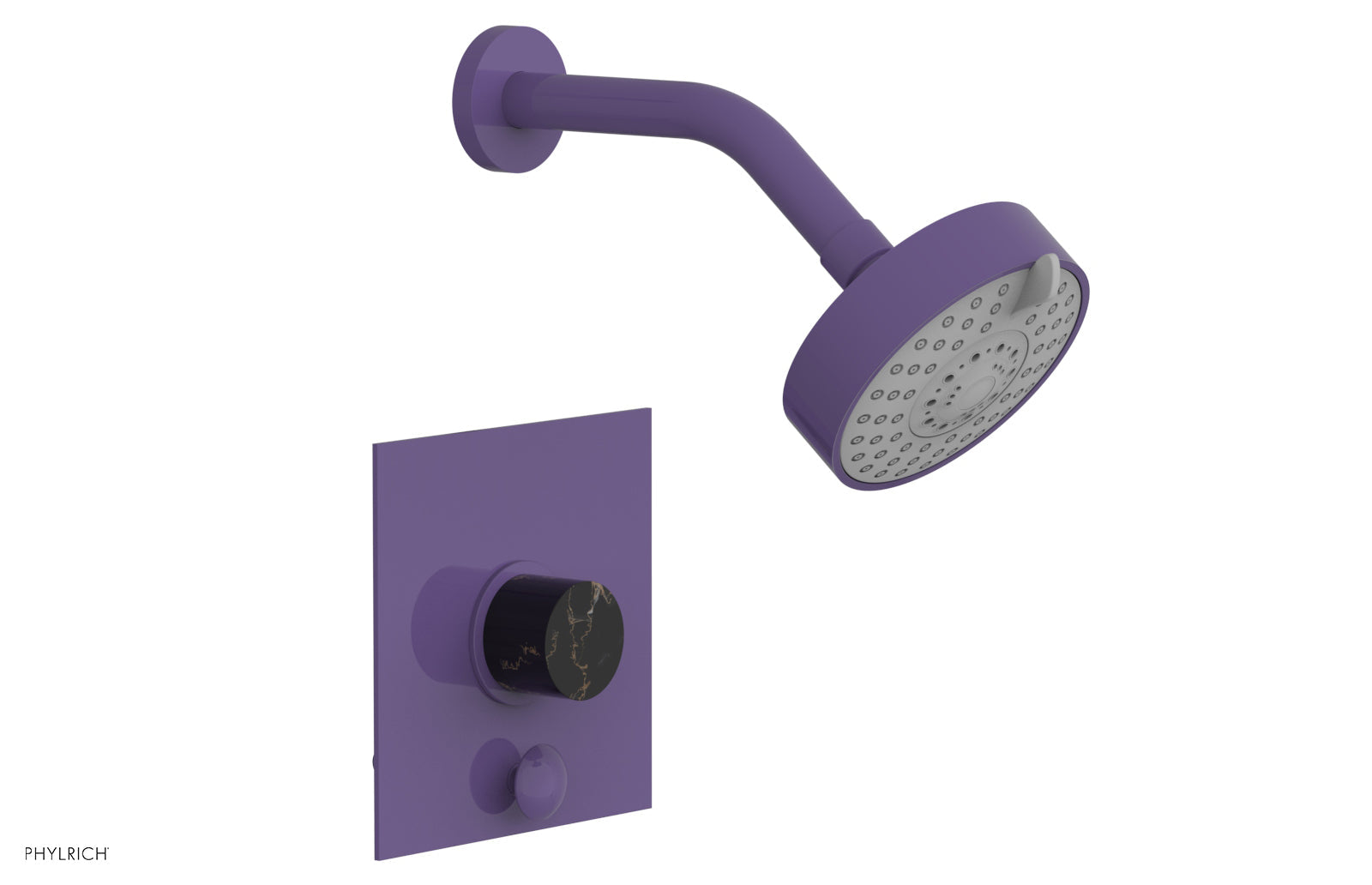 Phylrich BASIC II Pressure Balance Shower and Diverter Set (Less Spout)