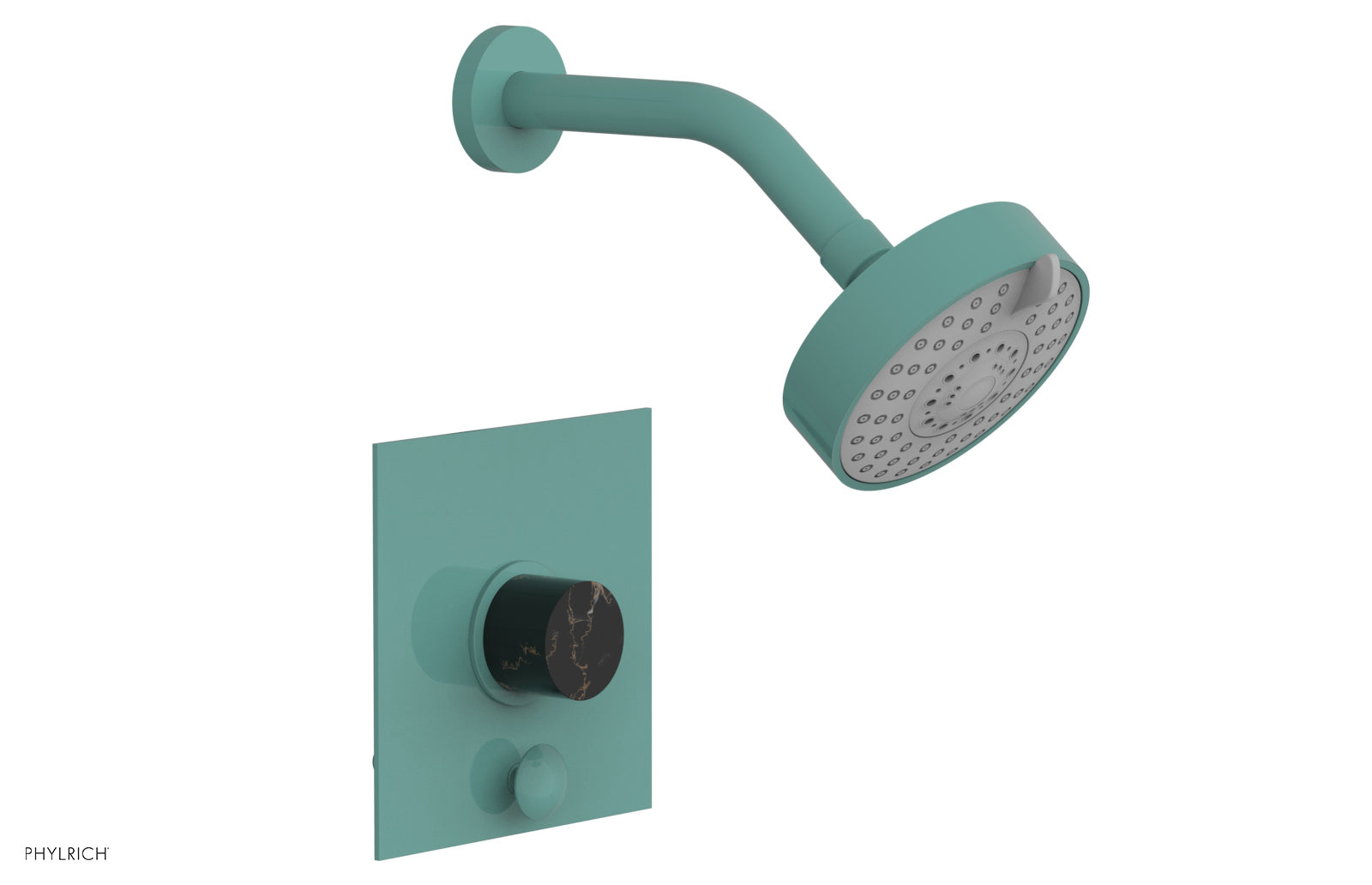 Phylrich BASIC II Pressure Balance Shower and Diverter Set (Less Spout)