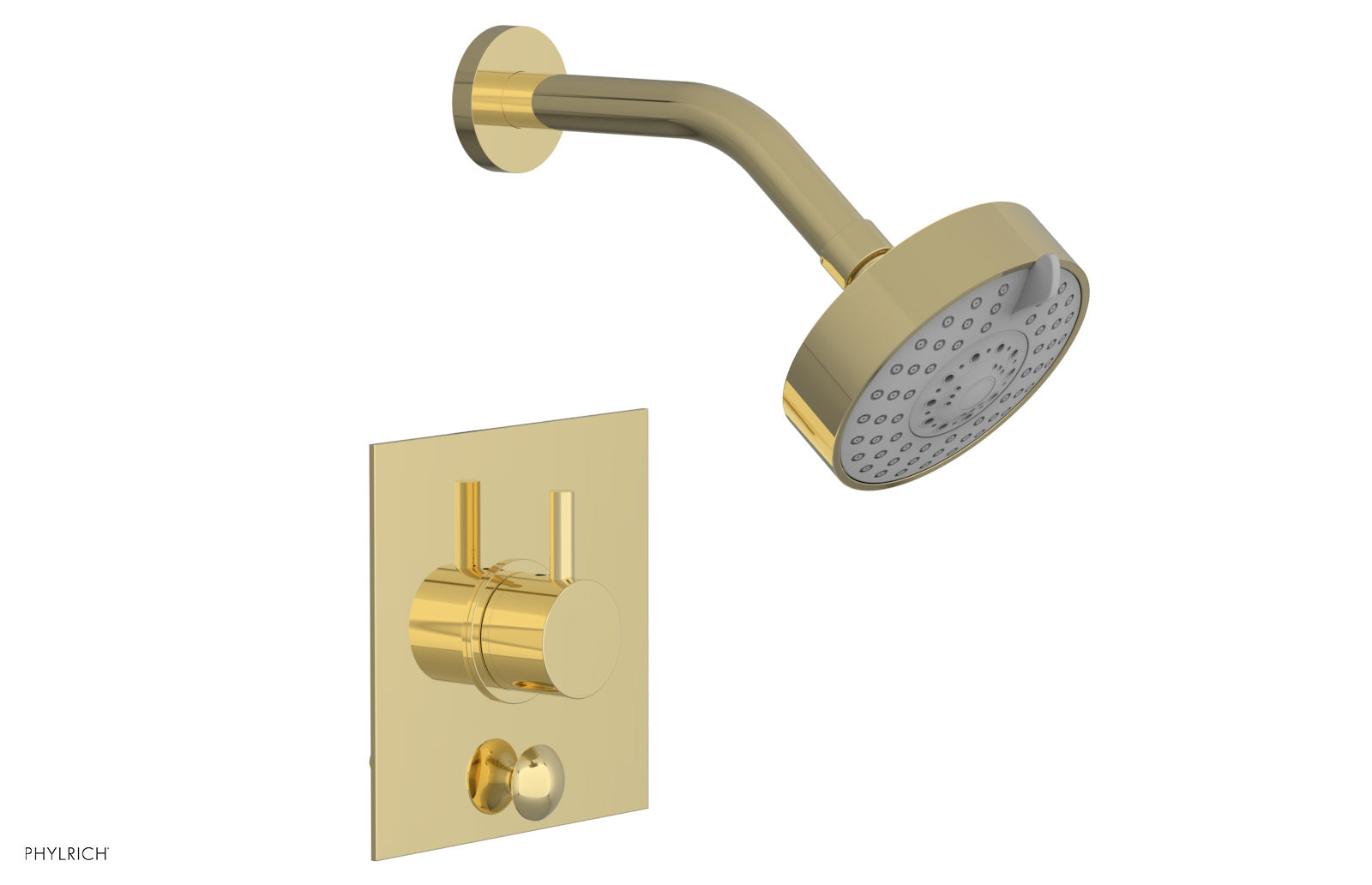 Phylrich BASIC II Pressure Balance Shower and Diverter Set (Less Spout)