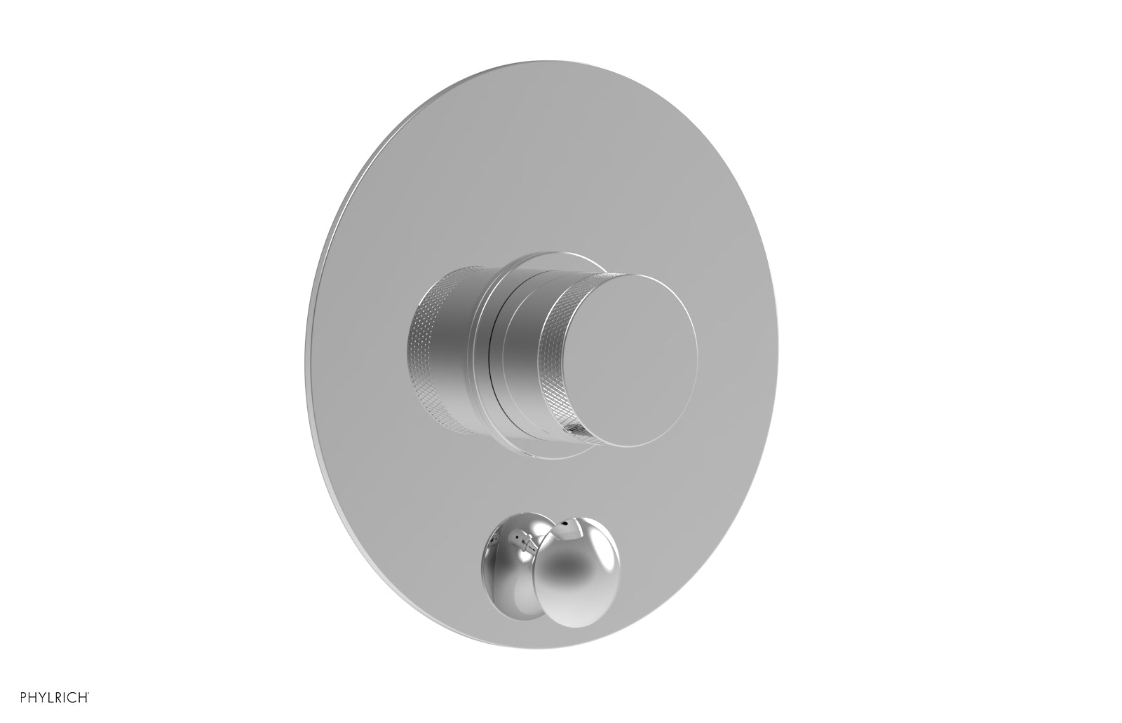 polished chrome shower plate