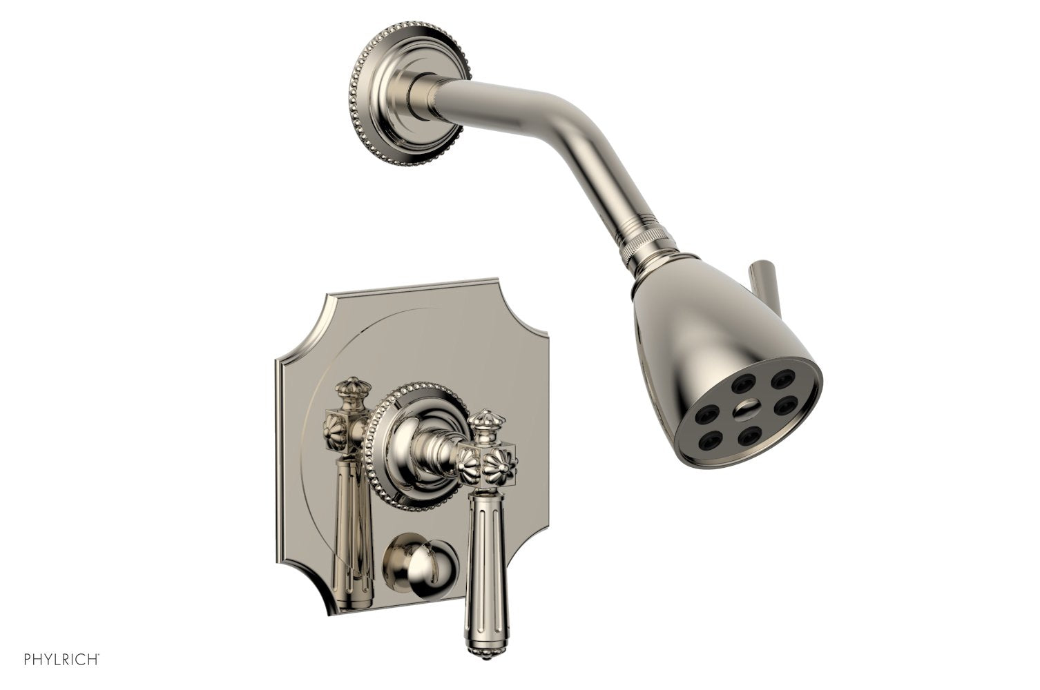 Phylrich MARVELLE Pressure Balance Shower and Diverter Set (Less Spout), Lever Handle