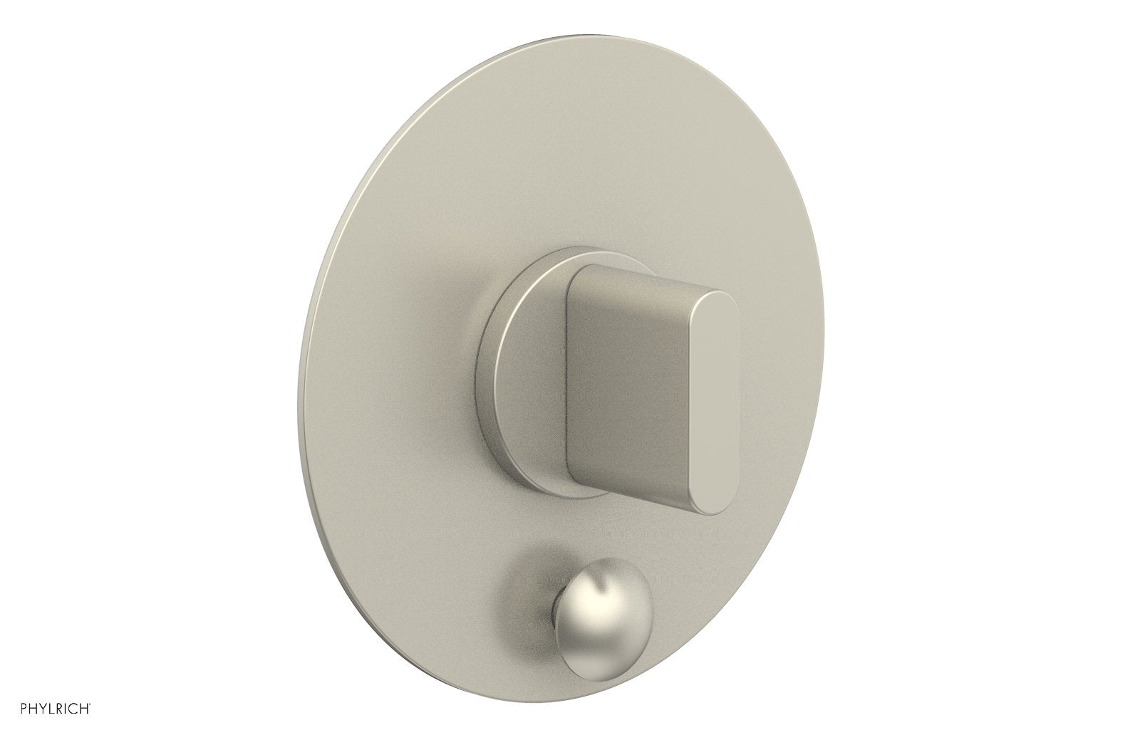 Phylrich ROND Pressure Balance Shower Plate with Diverter and Handle Trim Set