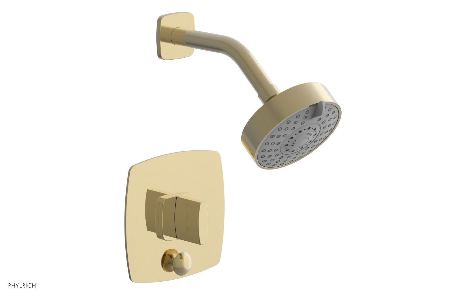 Phylrich RADI Pressure Balance Shower and Diverter Set (Less Spout), Blade Handle